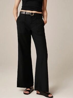 J. Crew Camp-Pocket Wide-Leg Pant